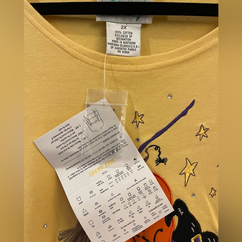 The Quaker Factory Embroidered Halloween Shirt - Picture 5 of 5